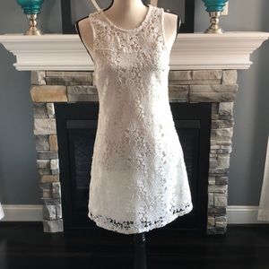 White lace dress